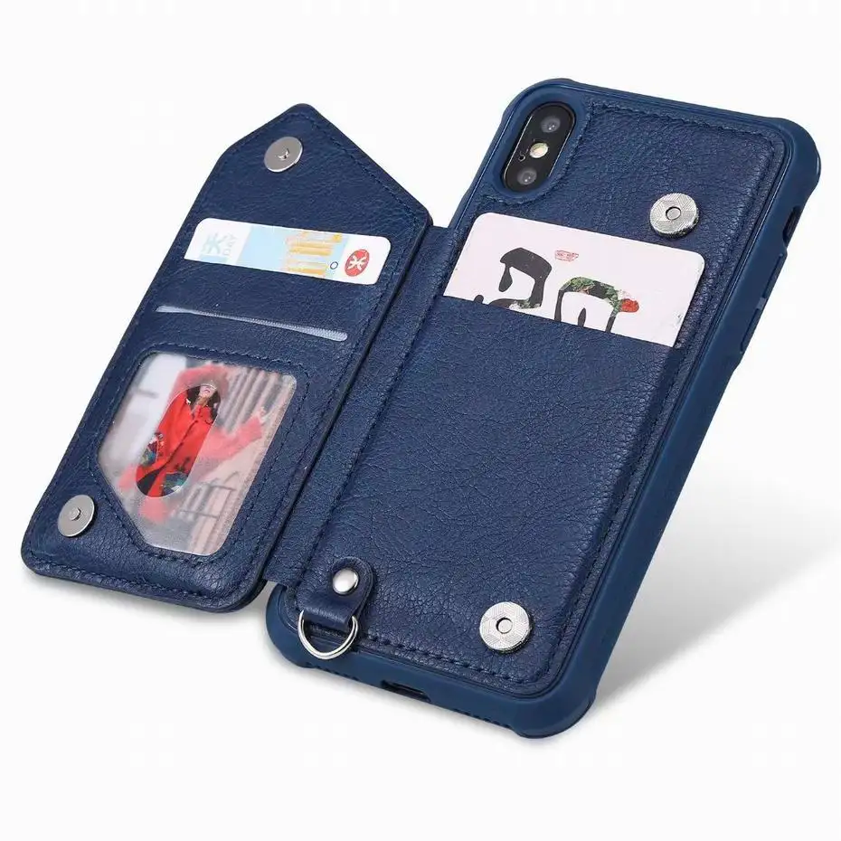 Роскошный кожаный чехол-кошелек на молнии с откидной крышкой для IPhone X XS MAX XR 8 7 6 6s Plus 5 5S SE Cards Cash Pocket, Кожаные чехлы-книжки Fundas