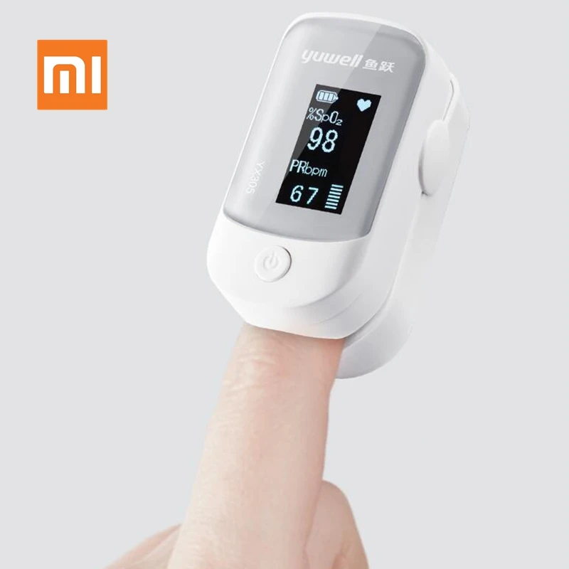 

Original Xiaomi Yuwell YX305 Digital Fingertip Pulse Oximeter Mini OLED Screen Care for Health High-speed Sensor Auto Power Off