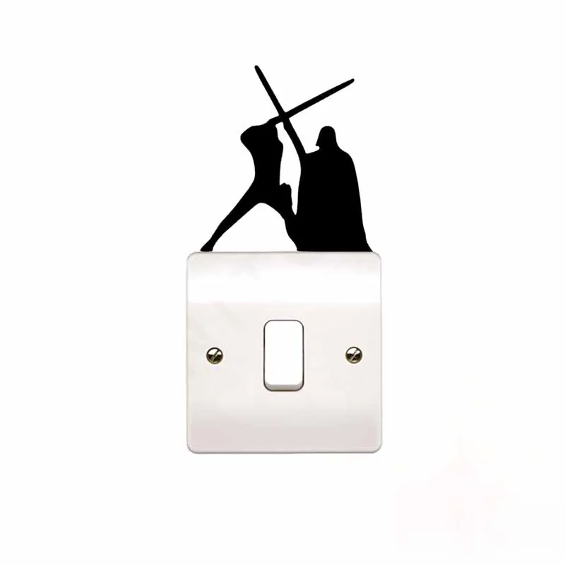 

Individual Star Wars Vader Vinyl Switch Stickers Black 3WS0096