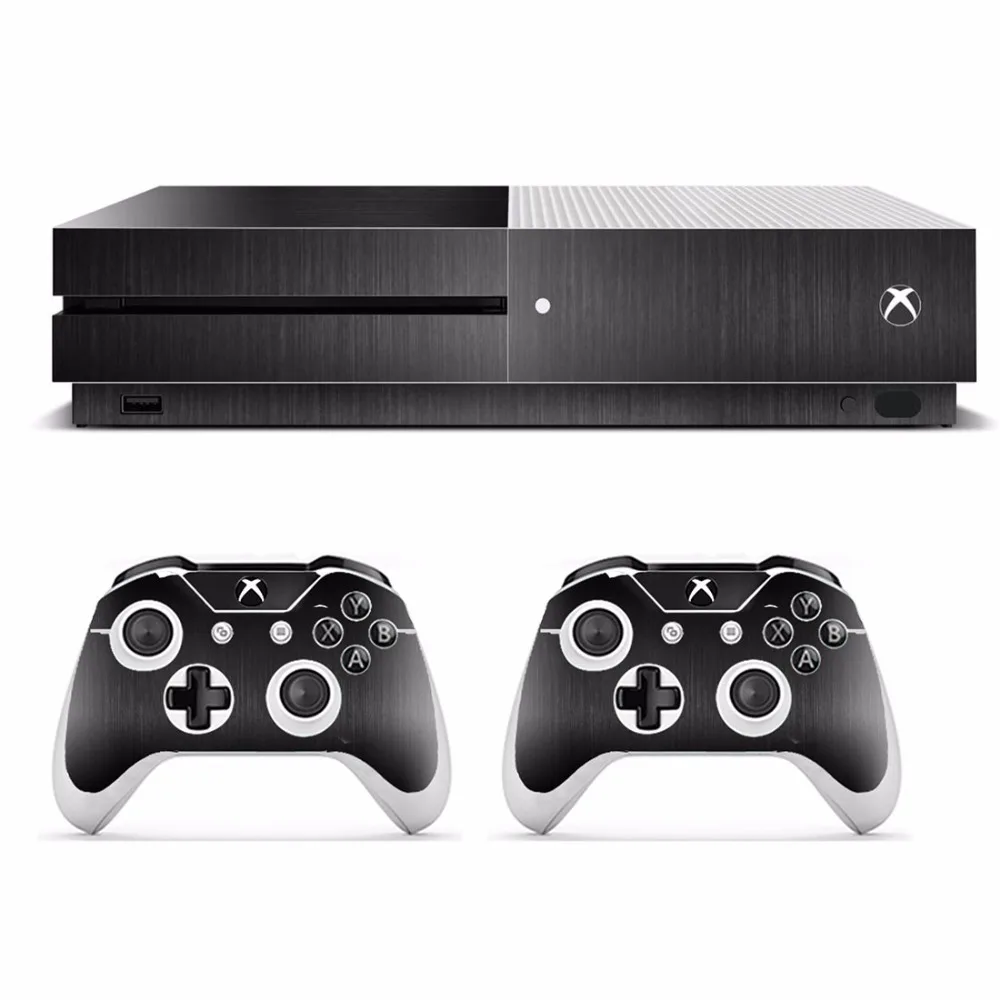 Чехол под шлифованный Металл Наклейка для Microsoft Xbox One S консоль и 2 контроллера для Xbox One S скины стикеры s винил
