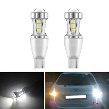 

2Pcs 921 912 W16W T15 18SMD LED Canbus Error Free Bulbs Backup Reverse Lights For Lada Granta Niva Priora Kalina Xray Vesta
