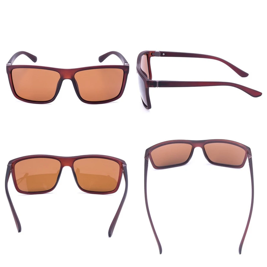 Винтажные Ретро солнцезащитные очки, мужские поляризованные солнцезащитные очки, классические очки для вождения, UV400, квадратные мужские солнцезащитные очки