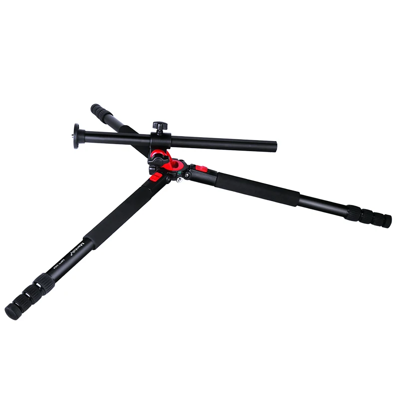  Manbily MPT-284 68.5-inch Camera Tripod Professional Compact Transverse Center Tripod for Canon Nik