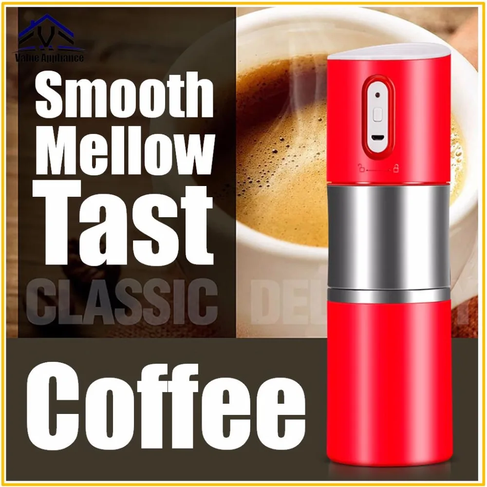 

Mini Electric Coffee Machine Motor Coffee Maker Portable Compact Manual Espresso Maker Portable Express Coffee Maker