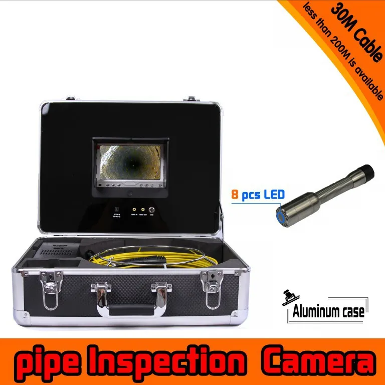 New 30M endoscope camera .pipe camera.Sewer camera, borehole inspection