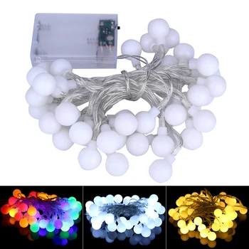 

Colorful Ball String Lights 4M 40 LED Home Garden Party Wedding Christmas Flashing Lighting,Battery Operated