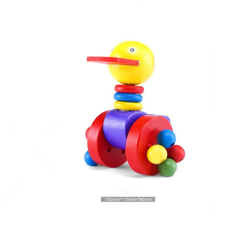 Wooden Wonders Push-n-Pull Waddling Duckling Push Along Toy For Babies Toddlers  (8)