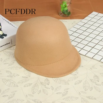 

PCFDDR Fall and Winter New Knight's Equestrian Cap Light Edition Parent-Child Wool British Duck Tongue Cap.