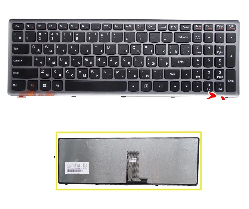 Новая русская клавиатура SSEA для ноутбука LENOVO U510 z710 оптовая продажа | Компьютеры и