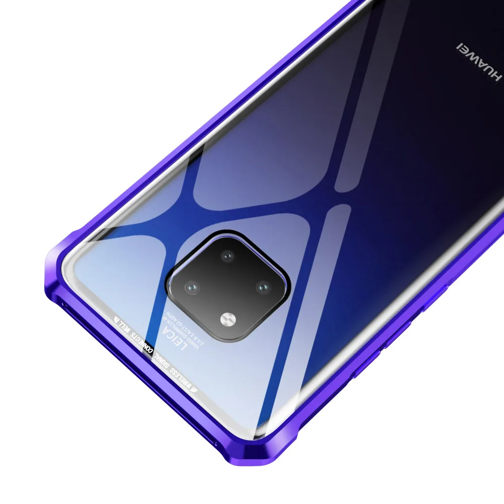 Чехол для huawei mate 20 pro металлический бампер авиационная алюминиевая рама с