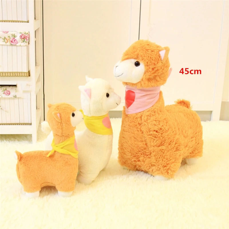 Dorimytrader Lovely Soft Alpaca Plush Toy Big Stuffed Animals Sheep Doll 45cm Gift for Kids 3 Colors DY61969(5)