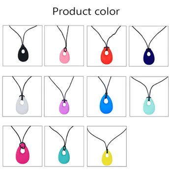 

Baby Silicone Necklace Angel Tears Pendant Drop Ring Teething Baby Molar