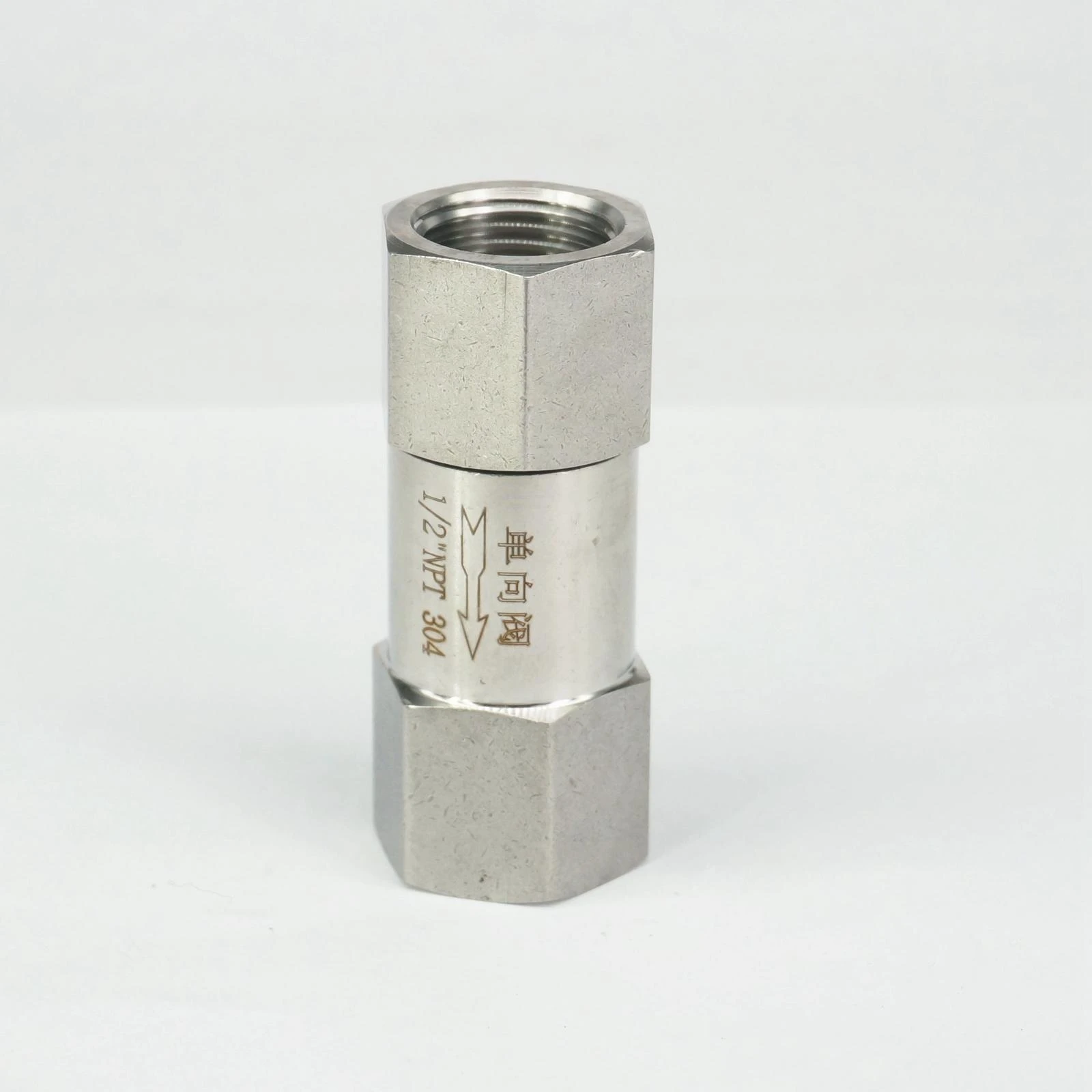 Size : 1/4 CHENTAOMAYAN Excellent Workmanship 1/4 3/8 1/2 NPT Female Thread 304 Stainless Steel Check Valve One Way Non-Return Valve for Water Oil Gas Professional Tools Size : 1/4 CHENTAOMAYAN Excellent Workmanship 1/4 3/8 1/2 NPT Female Thread 304 Stainless Steel Check Valve One Way Non-Return Valve for Water Oil Gas Professional Tools