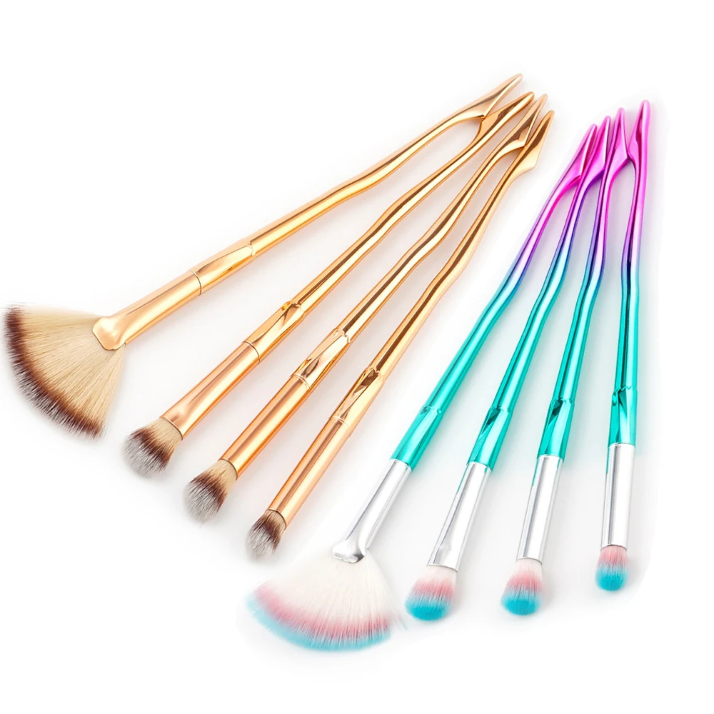 4pcs Pro Makeup Brushes Set Professional Foundation Powder Eyeshadow
