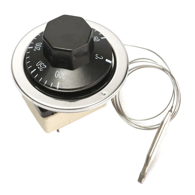 

AC 250V 16A 50 to 300 degrees Celsius Thermostat Temperature Controller NO NC for Electric Oven 50 -300C