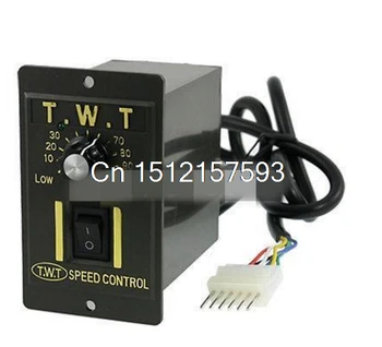 

AC 220V 120W Electric Gear Motor Speed Controller Switch Black 6 Pins