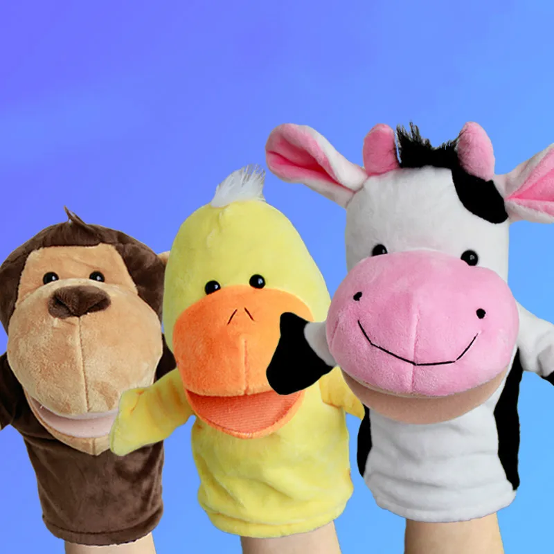 AJP Animal Hand Puppets Toy Children Ventriloquist Performance Props