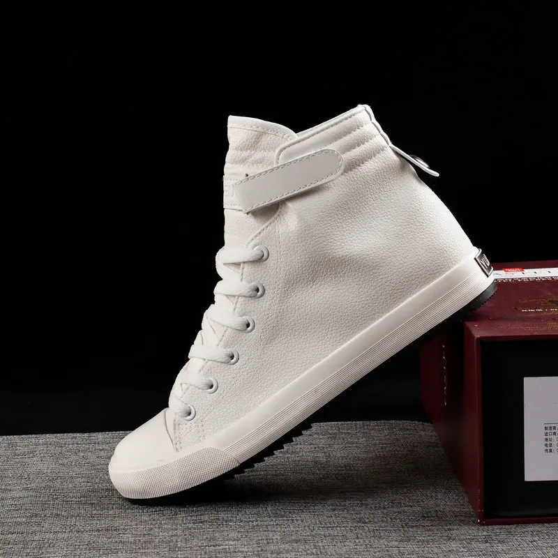 

Spring Autumn New Style Men's Flat Breathable Casual Shoes Fashion Gao Bang Student Casual Shoes