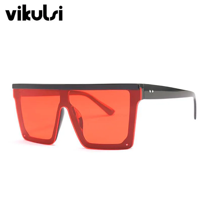 Модные квадратные солнцезащитные очки для женщин,, фирменный дизайн, черная оправа, солнцезащитные очки для женщин, мужчин, очки для девушек, солнцезащитные очки, UV400 - Цвет линз: E4 black red
