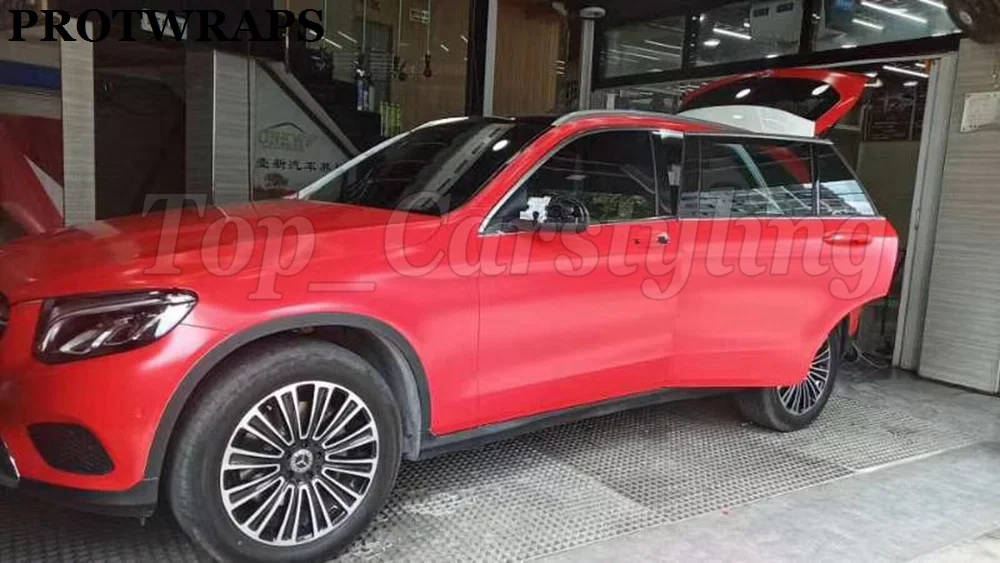 top_Carstyling satin ceramic vinyl car wrap film kmpf hexis Covering coating (26)