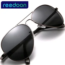 2017 REEDOON UV400 Pilot Yurt Sun Glasses Men Polarized Sunglasses Brand Logo Design Driving Glasses Goggles Oculos de sol 4025