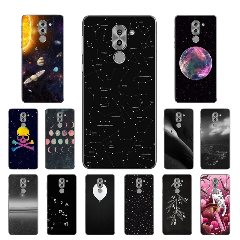 Case for Huawei Honor 6X Const Printing Back Cover GR5 2017 Cases Coque Mate 9 Lite Bags |
