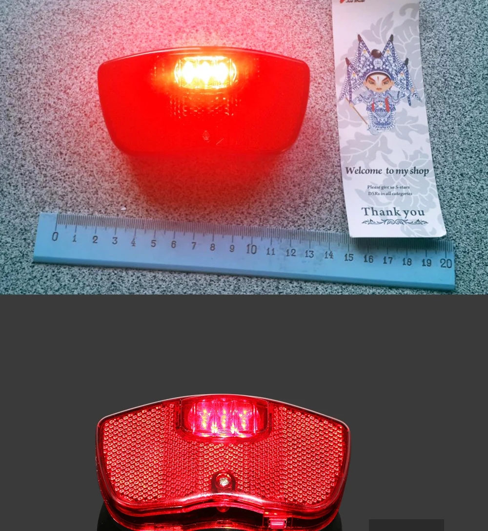 Sale 3 LEDs Red Rear Light for Bike Bicycle Rear Rack Carrier Safety Warning Lamp Battery Bike Bicycle Lighting Cycling Accessories 4 Sale 3 LEDs Red Rear Light for Bike Bicycle Rear Rack Carrier Safety Warning Lamp Battery Bike Bicycle Lighting Cycling Accessories 4