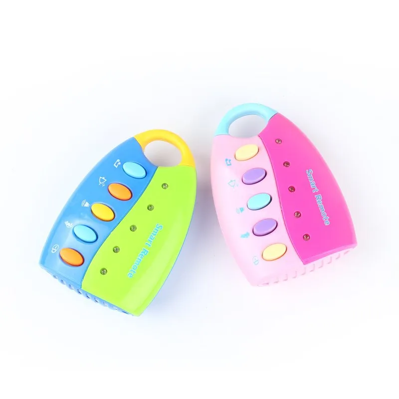 Comfort Baby Toy Musical Car Key Toy Smart Remote Car Voices Pretend Play Education With Light & Music For Baby Stop Crying