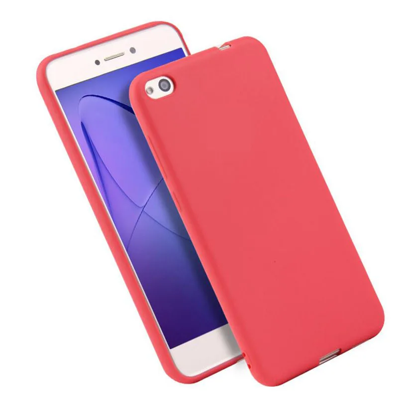 Для Xiaomi mi5c mi 5X Ультратонкий прозрачный и матовый однотонный чехол Xiaomi mi 5C 5X Задний защитный силиконовый чехол 10 шт./партия