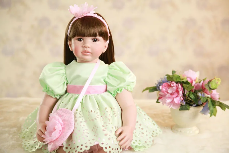 60cm Silicone Reborn Baby Doll Toys Vinyl