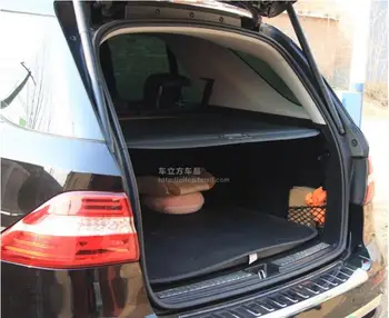 

Car Rear Trunk Security Shield Shade Cargo Cover For Benz ML Class ML300 ML350 ML500 2006-2012/2013-2017 (Black beige)