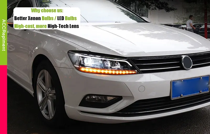 Авто. PRO- для Lamando фары парковка Q5 bi xenon объектива светодиодный DRL H7 IPL ксеноновая для Lamando головы лампы для стайлинга автомобилей
