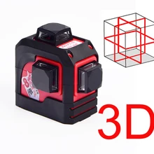 MW-93T 3D 12 линий лазерный уровень красная линия лазерный уровень метр самонивелирующийся 360 горизонтальный вертикальный крест супер мощный