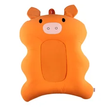 Нескользящий безопасный мягкий детский коврик для Ванной сиденье для новорожденных высокое качество Противоскользящий детский коврик для купания свинка детская Ванна Подушка для душа