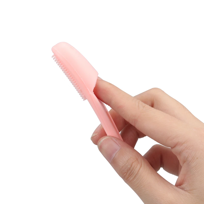 Brainbow 1pc Facial Nose Pore Cleaner Brushes Blackhead Remover Soft Silicone Finger Massage Brush Face Washing Cleansing Tools|brush for|brush