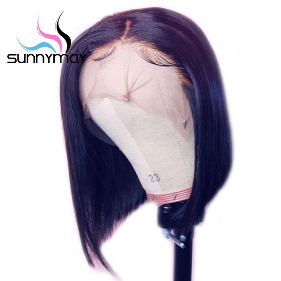 Sunnymay короткий парик-Боб 130% 360 синтетический фронтальный парик с волосами