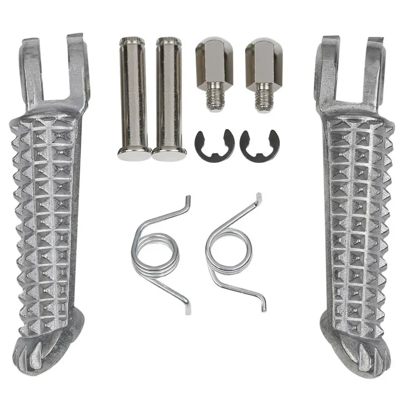 Motorcycle Accessories Motorcycle Footrests Foot Pegs Rear Front For Yamaha YZF R1 1998-R6 2003-YZF R6S 2003-2009 2007