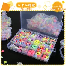 novelty DIY Necklace Bracele star jewelry pop beads Accessories Arty Set colorful jewelry for girl plastic