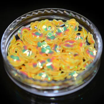 1 Bottle Charms Flowers Shape Nail Art Decorations 3D Glitter Design For Nails Fashion DIY Nail Supplies #PZ-20