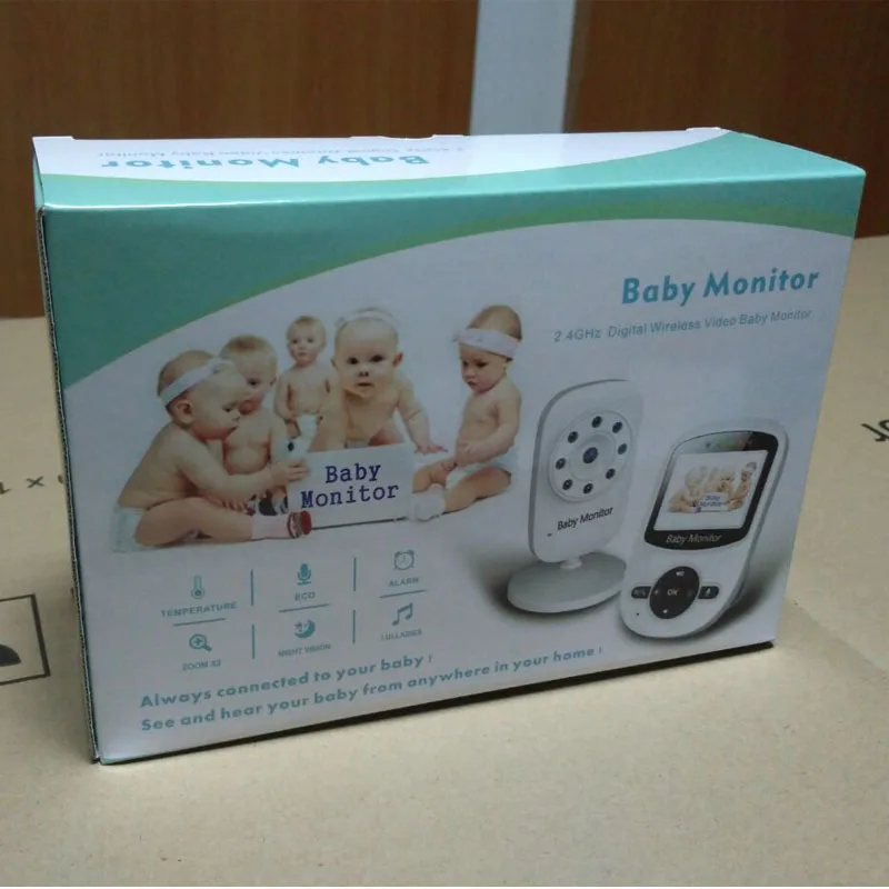 BabyKam 2,4 дюймов цифровой беспроводной детский монитор с камерой электронная няня внутренняя связь для няни температура 2X цифровой зум