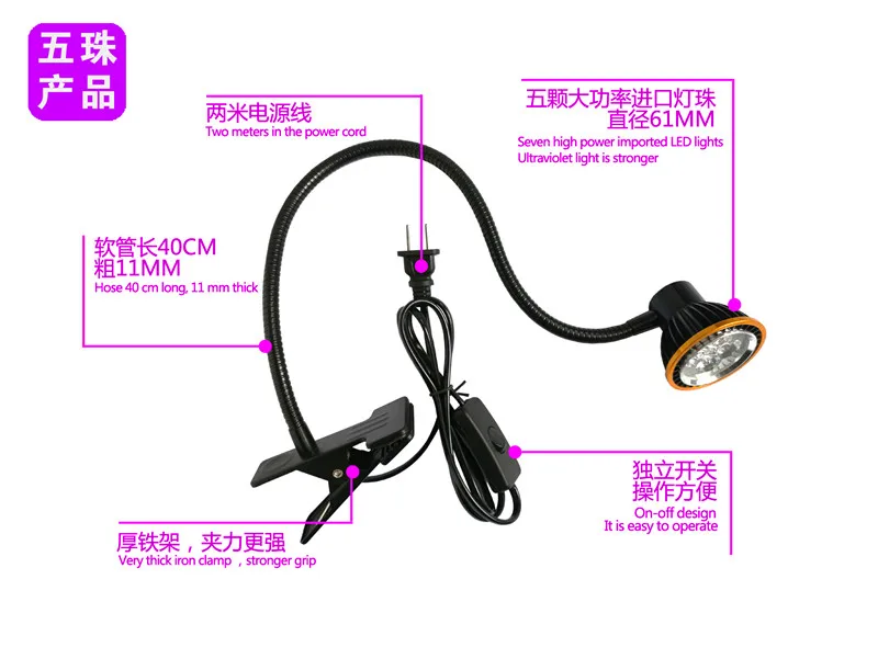 Рисунок 3 - 50W 395nm 365nm 405nm волны uv