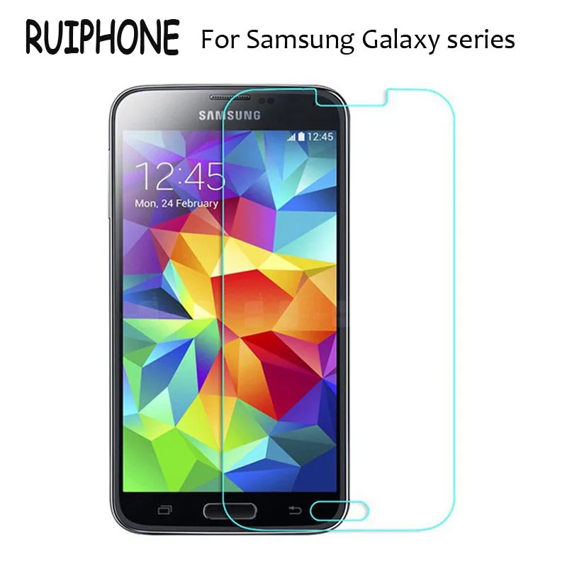 Закаленное стекло 9H 0 3 мм 2.5D Arc для Samsung Galaxy S6 S5 S4 S3 S2 Note 5 4 2 Взрывозащищенная защита