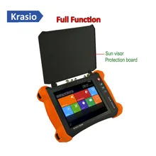 Многофункциональный CCTV камеры тестер монитора для 8MP TVI CVI AHD EX SDI 4K H.265 IPC HD SDI 3g с 8 дюймов с защитой от солнечных лучей крышка TDR