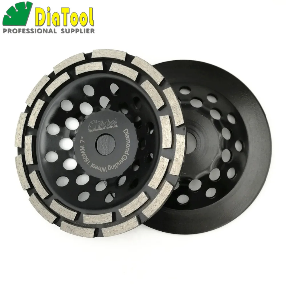 Buy DIATOOL 2pcs 7 Inch Diamond Double Row Grinding