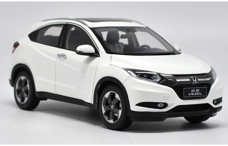 Оригинальные 1:18 HONDA VEZEL SUV модели, Высокая коллекция моделей автомобилей, 6 открытых дверей металлический автомобиль