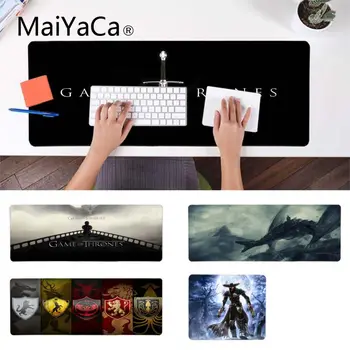 

MaiYaCa Funny Game of Thrones Silicone Pad to Mouse Game Rubber Mouse Durable Desktop Mousepad