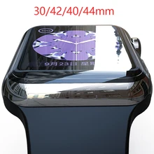 2 шт. в партии 40 44 38 42 мм ТПУ полное покрытие Защитная пленка для iwatch Apple Watch Series 1 2 3 4 защитная крышка экрана
