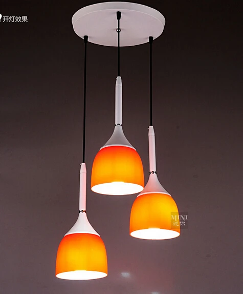 

3 heads lamps Atmospheric fashion pendant lamp with restaurant dining room minimalist modern pendant light bedroo zzp