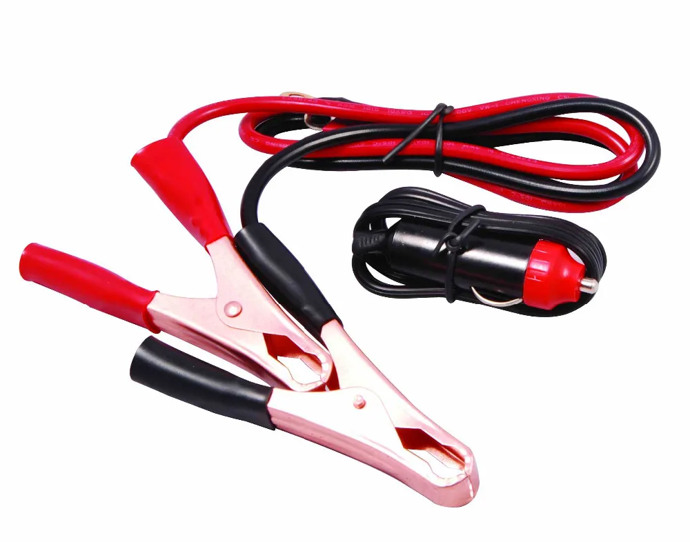 cables with clip and  cigarette plug