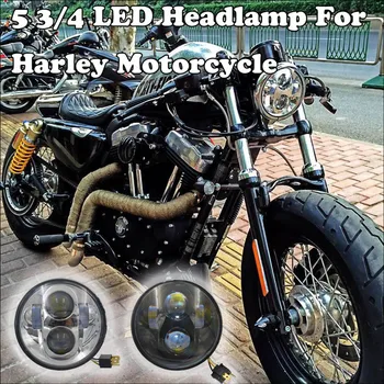 

"Free Shipping" High Quality Motorcycle accessories 5-3/4" 5.75 '' Moto Projector LED Headlight Bulbs for Harley Dyan